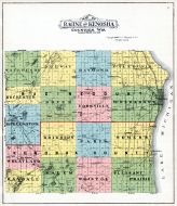 County Map, Racine and Kenosha Counties 1908